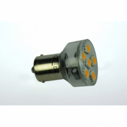 LED-Bajonettsockellampe BA15s 3000K warmweiss 100 Lumen IP20 Niedervolt 10-18V AC 10-30V DC