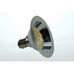 LED-Bajonettsockellampe BA15d 3000K warmweiss 250 Lumen IP20 Niedervolt 10-18V AC 10-30V DC