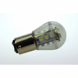 LED-Bajonettsockellampe BA15d 6000K kaltweiss 150 Lumen IP42 Niedervolt 10-18V AC 10-30V DC