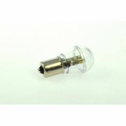 LED-Bajonettsockellampe BA15s 2700K warmweiss 60 Lumen IP42 Niedervolt 10-18V AC 10-30V DC