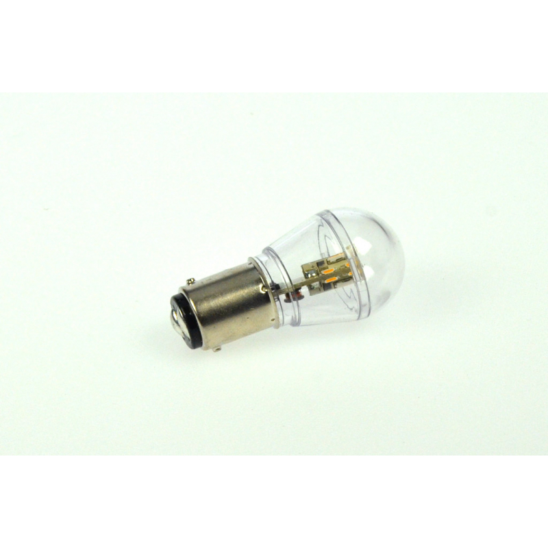 LED-Bajonettsockellampe BA15d 2700K warmweiss 60 Lumen IP42 Niedervolt 10-18V AC 10-30V DC