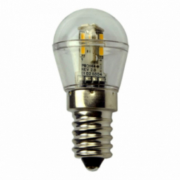 LED-Schraubsockellampe E14 2700K warmweiss 60 Lumen IP42 Niedervolt 10-18V AC 10-30V DC