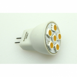 LED-Stiftsockellampe MR8 GU4 3000K warmweiss 102 Lumen IP20 Niedervolt 10-18V AC 10-30V DC