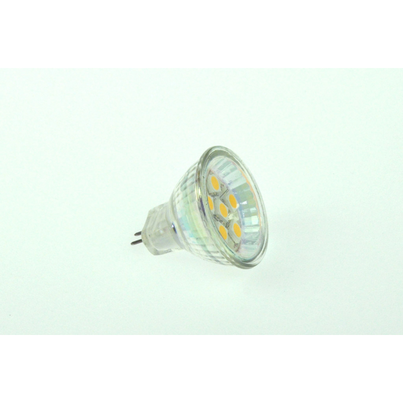 LED-Stiftsockellampe MR11 GU4 3000K warmweiss 100 Lumen IP42 Niedervolt 10-18V AC 10-30V DC