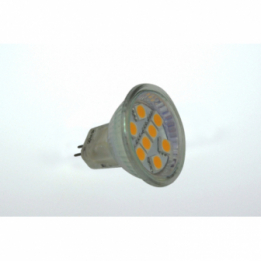LED-Stiftsockellampe MR11 GU4 3000K warmweiss 125 Lumen IP42 Niedervolt 10-18V AC 10-30V DC