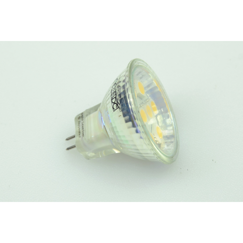 LED-Stiftsockellampe MR11 GU4 4000K neutralweiss 120 Lumen IP42 Niedervolt 10-18V AC 10-30V DC