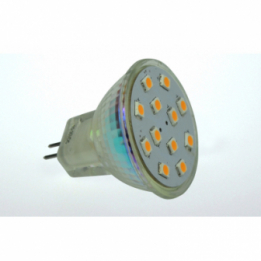 LED-Stiftsockellampe MR11 GU4 2700K warmweiss 169 Lumen IP20 Niedervolt 10-18V AC 10-30V DC