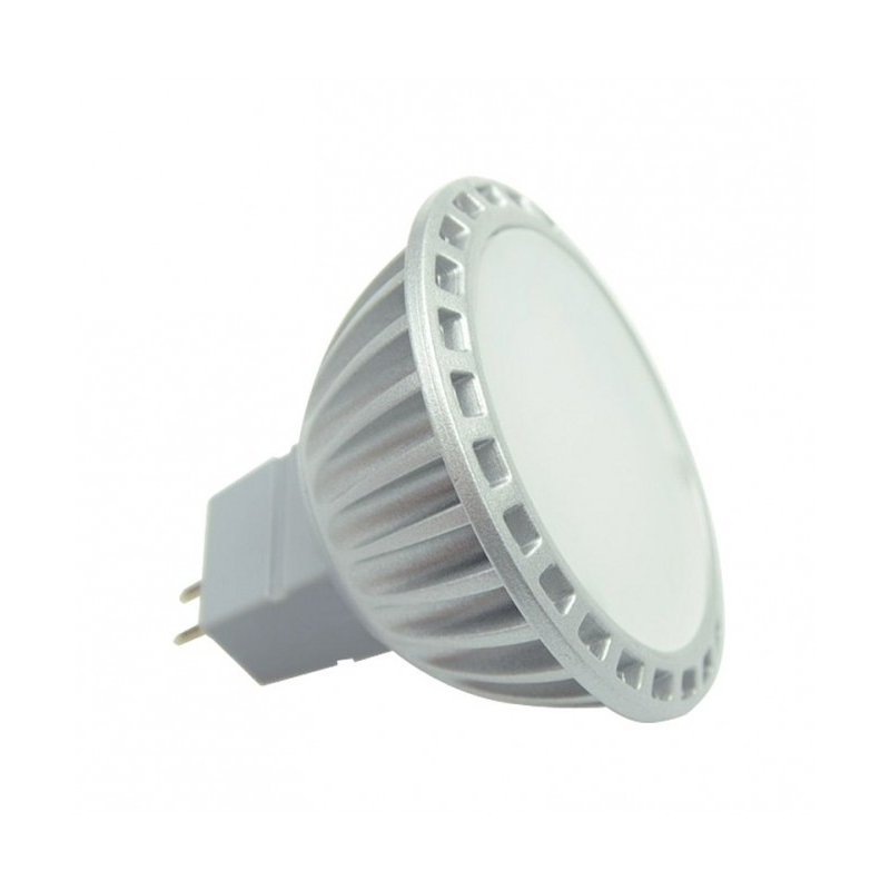 LED-Stiftsockellampe MR16 GU5.3 6500K kaltweiss 360 Lumen IP20 Niedervolt 12V AC 10-30V DC