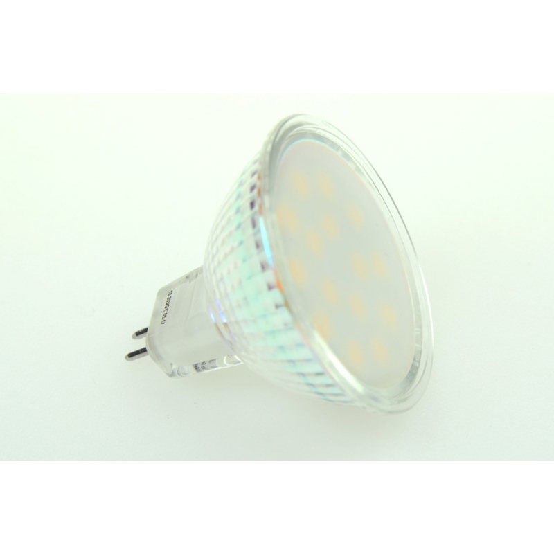 LED-Stiftsockellampe MR16 GU5.3 3000K warmweiss 250 Lumen IP42 Niedervolt 10-18V AC 10-30V DC