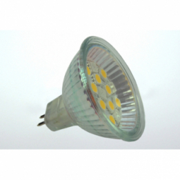 LED-Stiftsockellampe MR16 GU5.3 3000K/ 625nm warmweiss/rot 150 Lumen IP42 Niedervolt 10-18V AC 10-30V DC