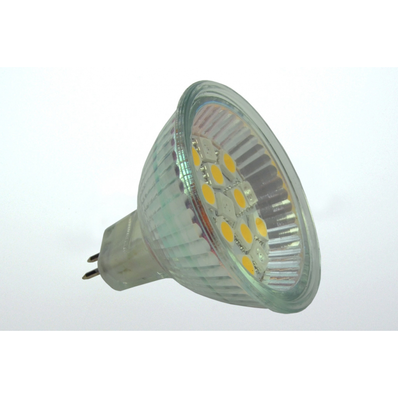 LED-Stiftsockellampe MR16 GU5.3 3000K/ 625nm warmweiss/rot 150 Lumen IP42 Niedervolt 10-18V AC 10-30V DC