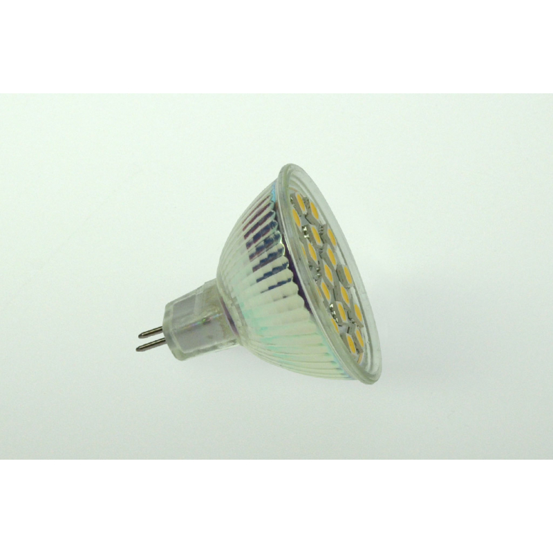 LED-Stiftsockellampe MR16 GU5.3 3000K warmweiss 280 Lumen IP20 Niedervolt 10-18V AC 10-30V DC