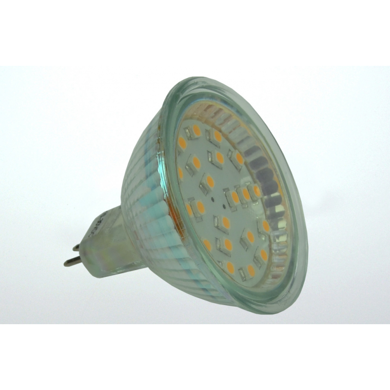 LED-Stiftsockellampe MR16 GU5.3 3000K warmweiss 150 Lumen IP42 Niedervolt 10-18V AC 10-30V DC