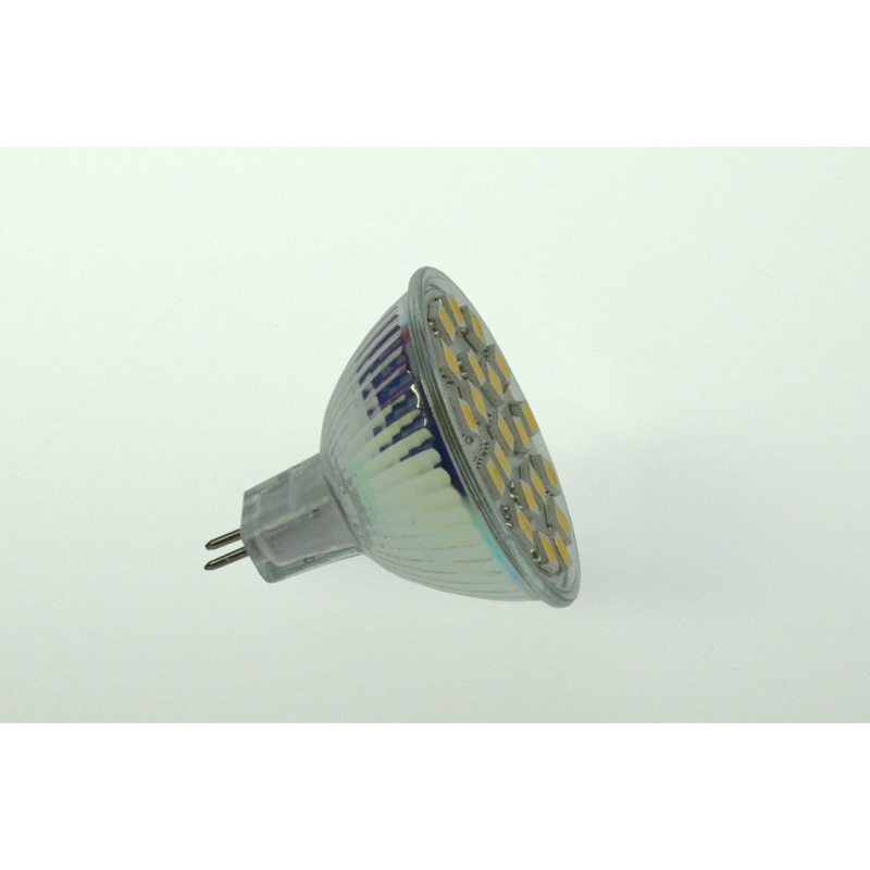 LED-Stiftsockellampe MR16 GU5.3 3000K warmweiss 310 Lumen IP20 Niedervolt 10-18V AC 10-30V DC