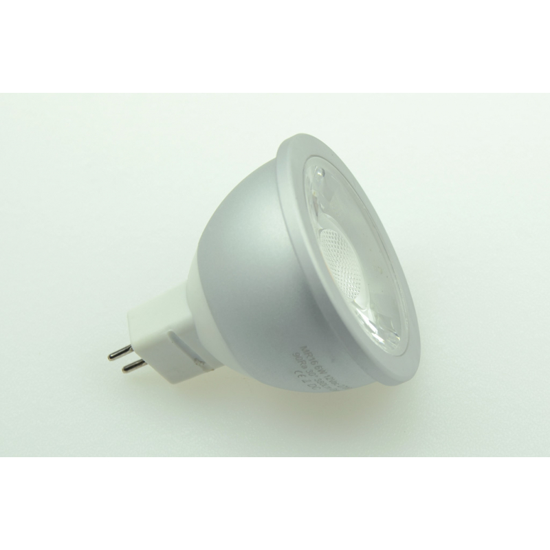 LED-Stiftsockellampe MR16 GU5.3 2700K warmweiss 380 Lumen IP42 Niedervolt 12V AC 12-16V DC
