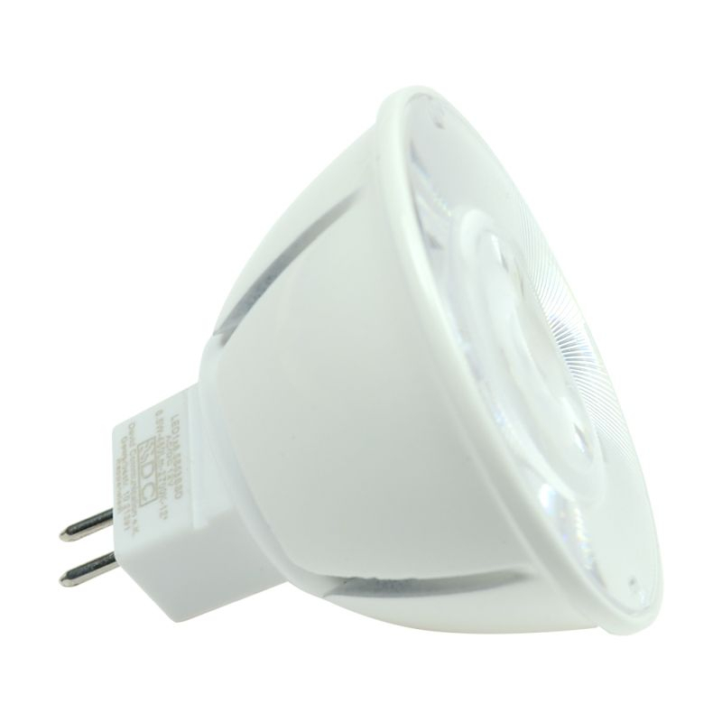 LED-Stiftsockellampe MR16 GU5.3 2700K warmweiss 550 Lumen IP40 Niedervolt 12V AC 12-16V DC