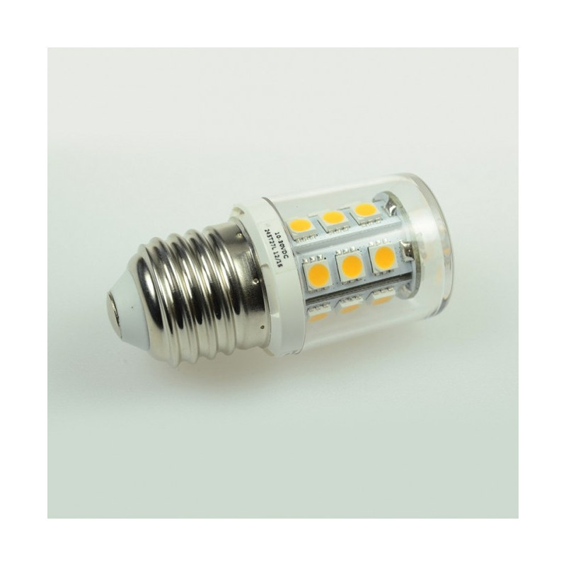 LED-Schraubsockellampe E27 3000K warmweiss 300 Lumen IP43 Niedervolt 24V AC 13,5-28V DC