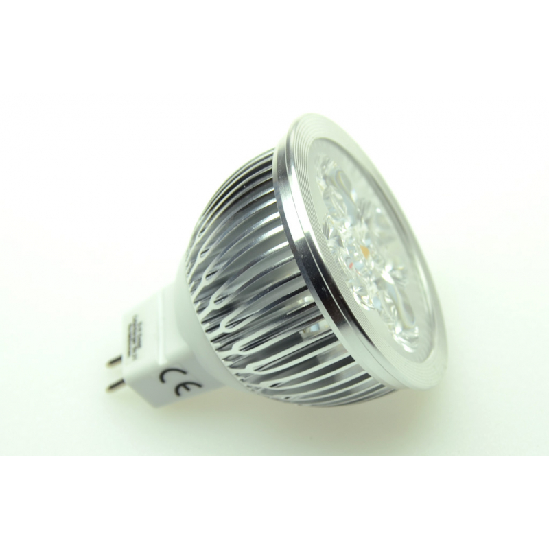 LED-Stiftsockellampe MR16 GU5.3 2850K warmweiss 360 Lumen IP20 Niedervolt 24V AC 13,5-28V DC