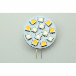 LED-Stiftsockellampe G4 3000K/630nm/465nm warmweiss rot/blau 130 Lumen IP20 Niedervolt  10-30V DC