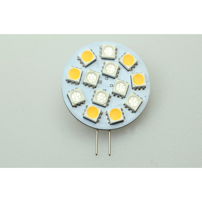 LED-Stiftsockellampe G4 3000K/630nm/465nm warmweiss rot/blau 130 Lumen IP20 Niedervolt  10-30V DC