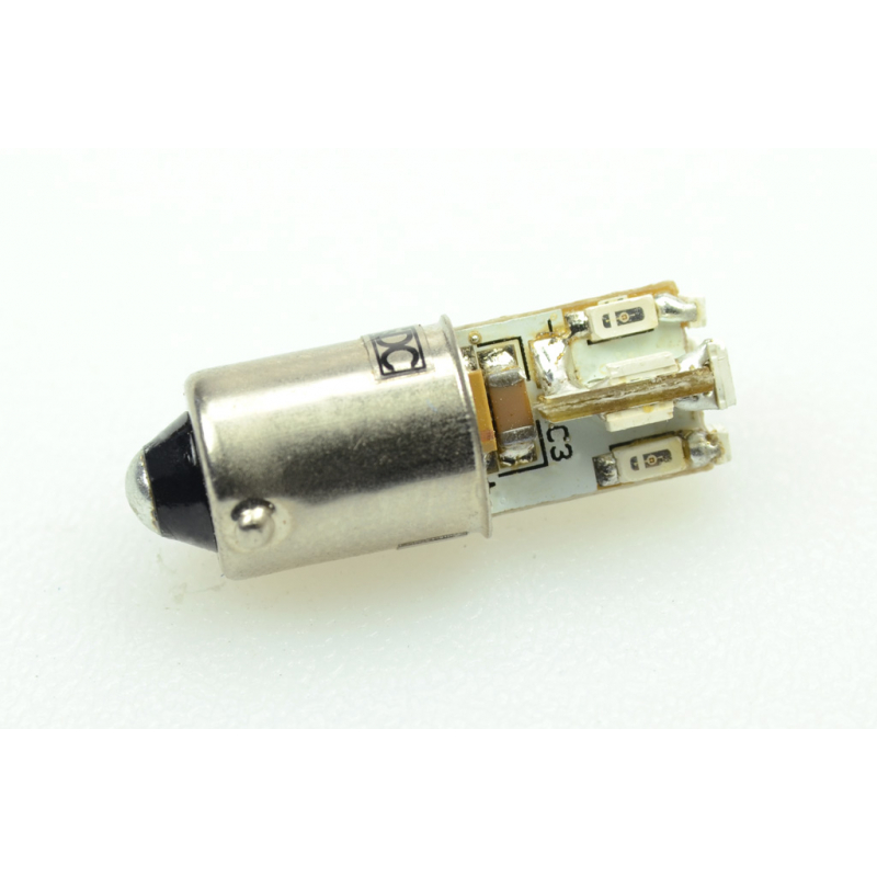 LED-Bajonettsockellampe BA9S 525nm grün 50 Lumen IP20 Niedervolt 10-18V AC 10-30V DC