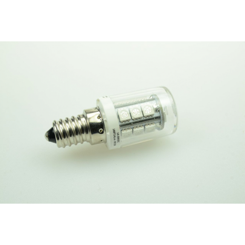 LED-Schraubsockellampe E14 525nm grün 160 Lumen IP43 Niedervolt 10-18V AC 10-30V DC