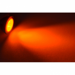 LED-Stiftsockellampe MR16 GU5.3 605nm amber 120 Lumen IP20 Niedervolt  10-30V DC