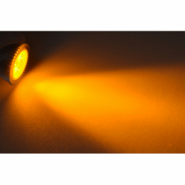 LED-Stiftsockellampe MR16 GU5.3 595nm gelb 120 Lumen IP20 Niedervolt  10-30V DC