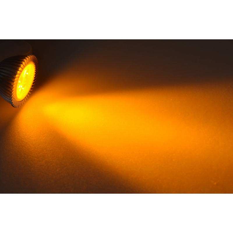 LED-Stiftsockellampe MR16 GU5.3 595nm gelb 120 Lumen IP20 Niedervolt  10-30V DC