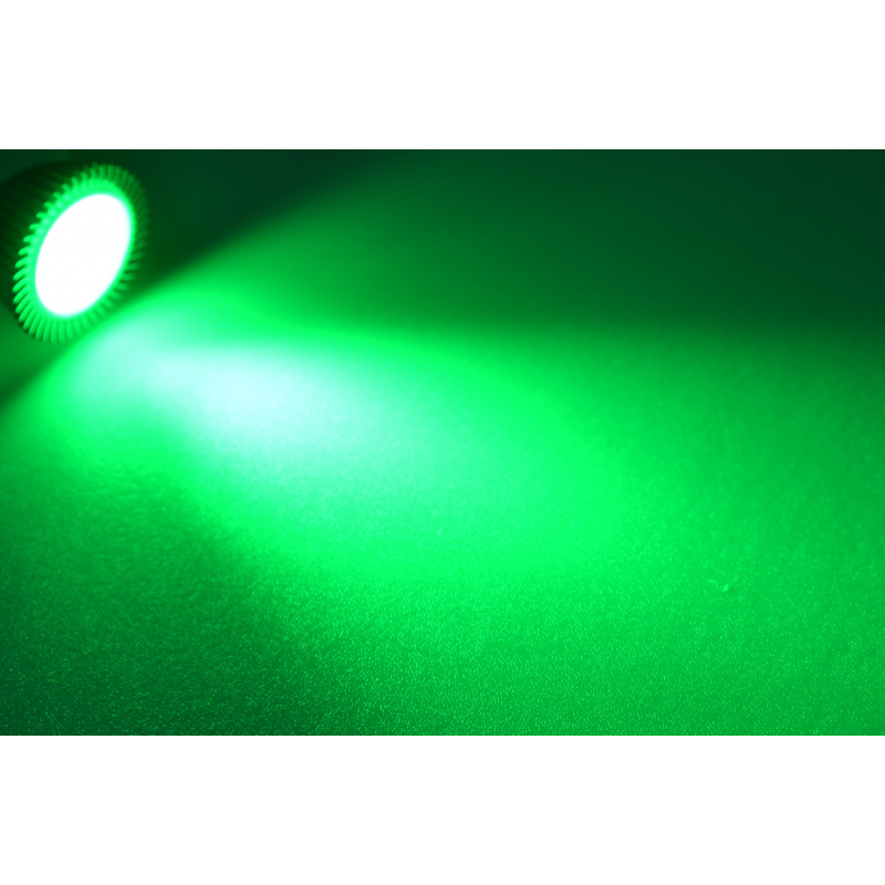 LED-Stiftsockellampe MR16 GU5.3 525nm grün 210 Lumen IP20 Niedervolt  10-30V DC