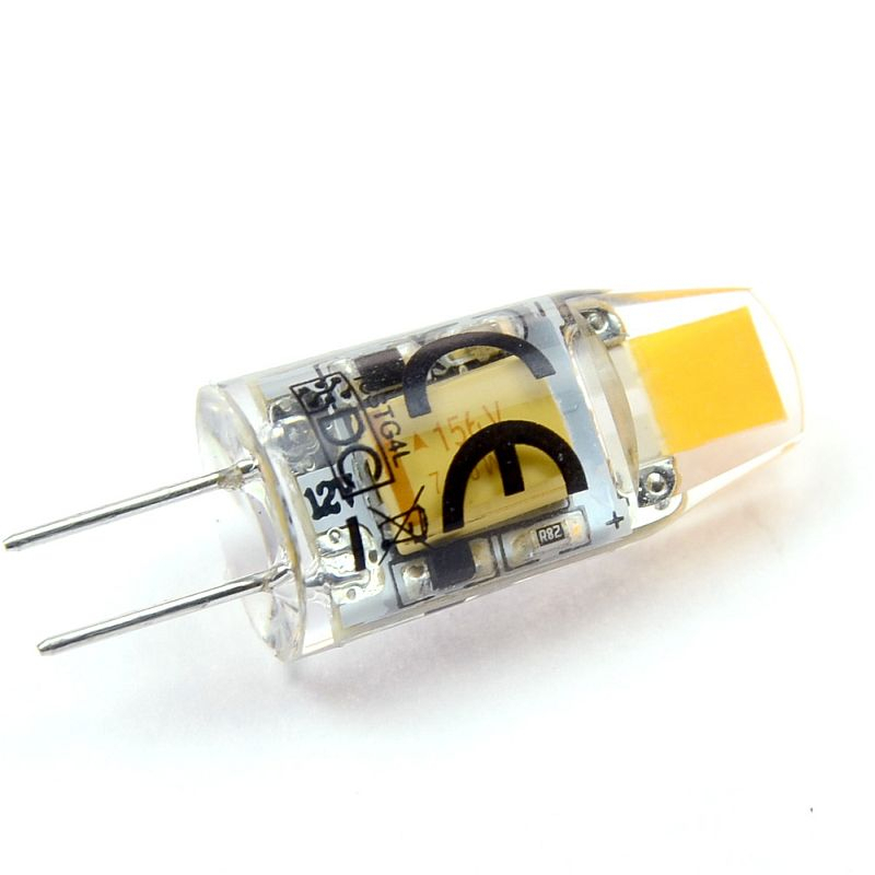 LED-Stiftsockellampe G4 2700K warmweiss 90 Lumen IP44 Niedervolt 10-24V AC 10-30V DC