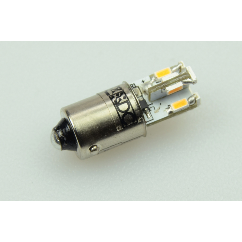 LED-Bajonettsockellampe BA9S 6000K kaltweiss 70 Lumen IP20 Niedervolt 12V AC 10-30V DC