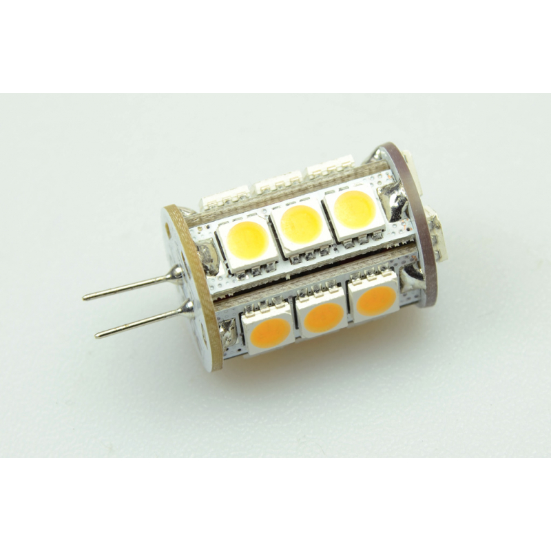 LED-Stiftsockellampe G4 3000K warmweiss 252 Lumen IP20 Niedervolt 10-18V AC 10-30V DC