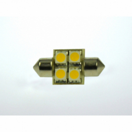 LED-Soffitte S8X31 (31mm) 3000K warmweiss 80 Lumen IP20 Niedervolt 10-18V AC 10-30V DC