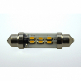LED-Soffitte S8X37 (37mm) 3000K warmweiss 50 Lumen IP42 Niedervolt 10-18V AC 10-30V DC
