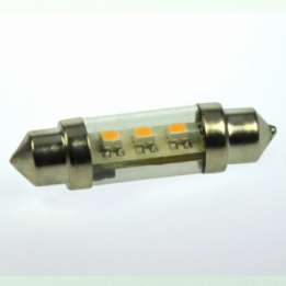 LED-Soffitte S8X37 (37mm) 6500K kaltweiss 50 Lumen IP42 Niedervolt 10-18V AC 10-30V DC