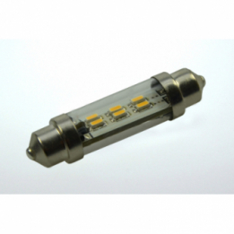 LED-Soffitte S8X42 (42mm) 3000K warmweiss 50 Lumen IP42 Niedervolt 10-18V AC 10-30V DC