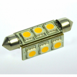 LED-Soffitte S8X42 (42mm) 3000K warmweiss 170 Lumen IP20 Niedervolt 10-18V AC 10-30V DC