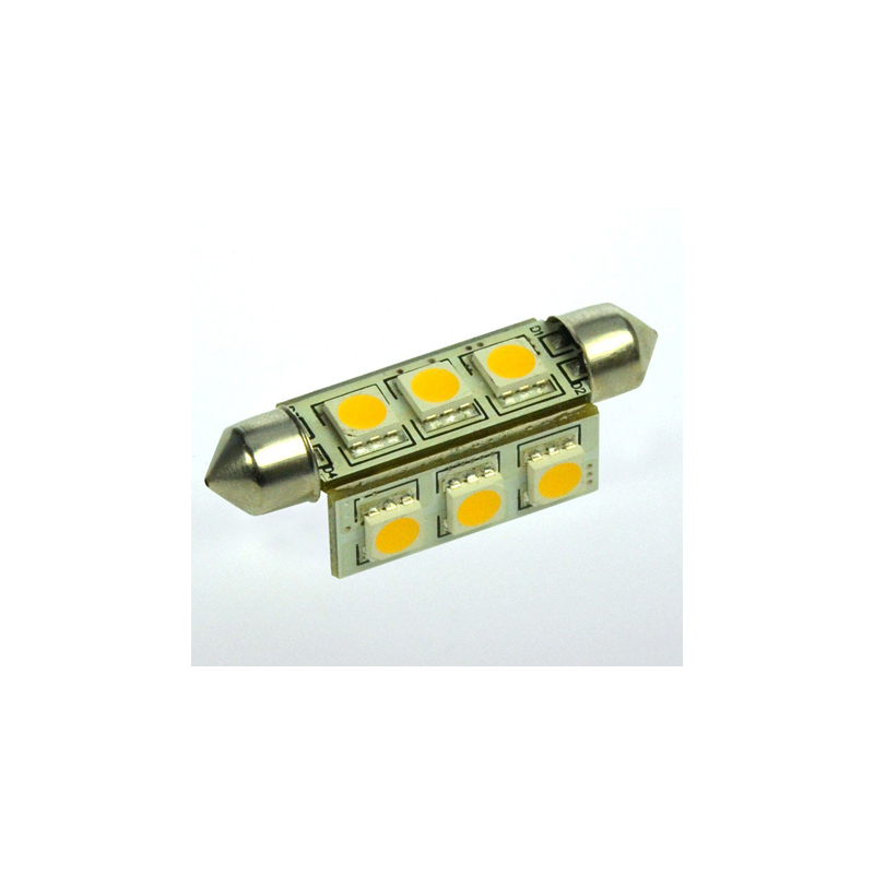 LED-Soffitte S8X42 (42mm) 3000K warmweiss 170 Lumen IP20 Niedervolt 10-18V AC 10-30V DC