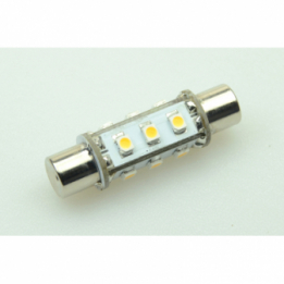 LED-Soffitte S8X42 (42mm) 2900K warmweiss 75 Lumen IP20 Niedervolt 10-18V AC 10-30V DC
