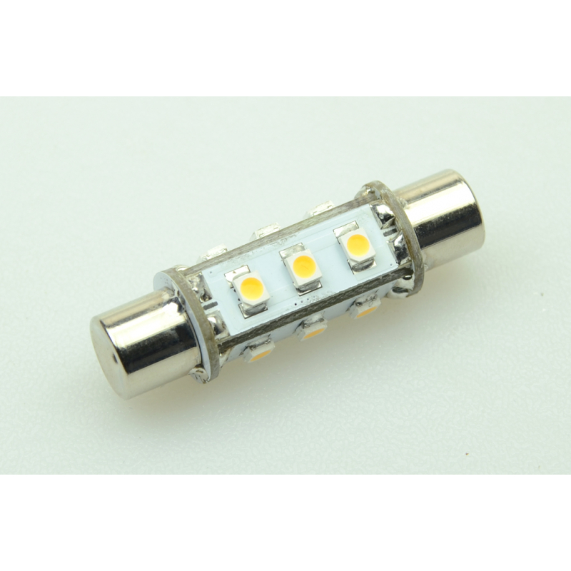 LED-Soffitte S8X42 (42mm) 2900K warmweiss 75 Lumen IP20 Niedervolt 10-18V AC 10-30V DC