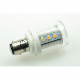 LED-Bajonettsockellampe BAY15D 2800K warmweiss 250 Lumen IP20 Niedervolt 10-18V AC 10-30V DC