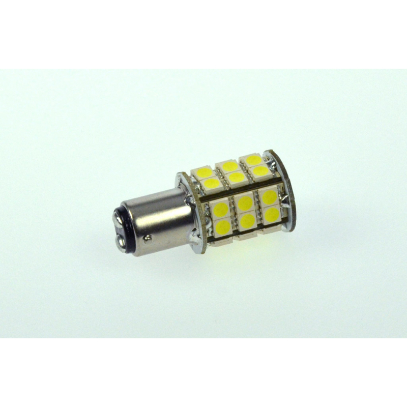 LED-Bajonettsockellampe BA15d 6500K kaltweiss 370 Lumen IP20 Niedervolt 10-18V AC 10-30V DC