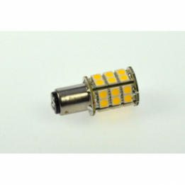LED-Bajonettsockellampe BAY15d 3000K warmweiss 350 Lumen IP20 Niedervolt 10-18V AC 10-30V DC