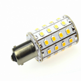 LED-Bajonettsockellampe BA15s 2700K warmweiss 550 Lumen IP20 Niedervolt 10-18V AC 10-30V DC