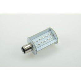 LED-Bajonettsockellampe BAY15d 625nm/ 525nm/ 6500K kaltweiss rot/grün 270 Lumen IP20 Niedervolt 10-18V AC 10-30V DC